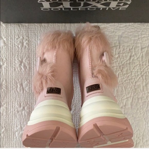 Australia Luxe Collective Genuine Sheepskin Boot – Size 7 Limited Edition Rare - Picture 5 of 9